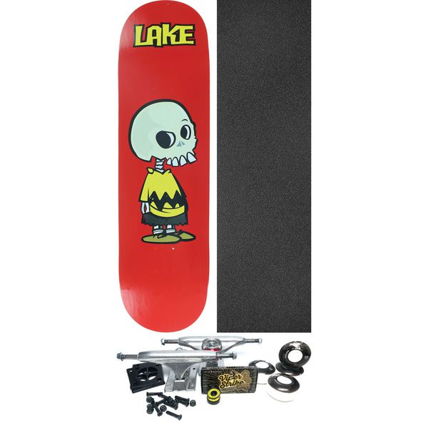 Lake Skateboards Lovable Loser Yellow Skateboard Deck - 8.3" x 32" - Complete Skateboard Bundle